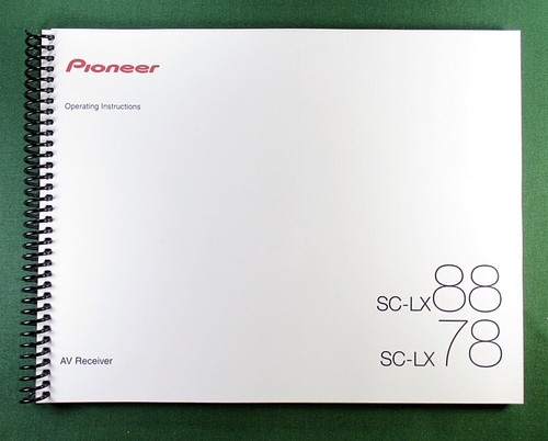 Pioneer lx78 instruction - pioneer,