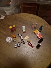 Sindy Or Barbie Vintage Dolls Food Scene Parts Job Lot Dolls House Minature