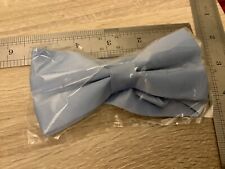 RETRO VINTAGE PALE BABY BLUE MENS DICKIE BOW NECK TIE NEW YEARS EVE BNIP (196)