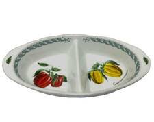 Vintage Style Italian Porcelain Divided Appetiser Dish by Italian maker Tognana