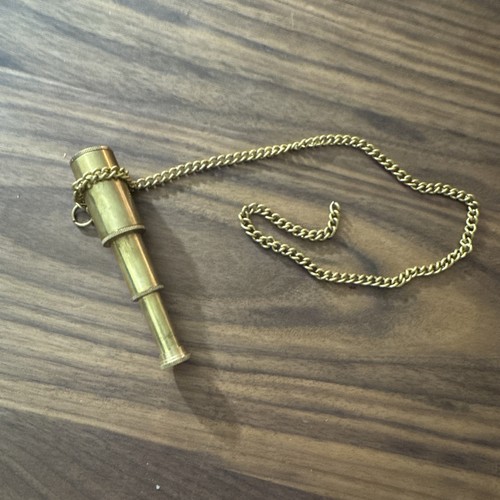 Vintage pocket brass telescope - pocket,