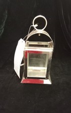 Silver Metal Lantern Candle