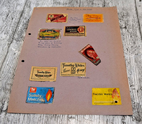 Superb vintage matchbox labels - superb,