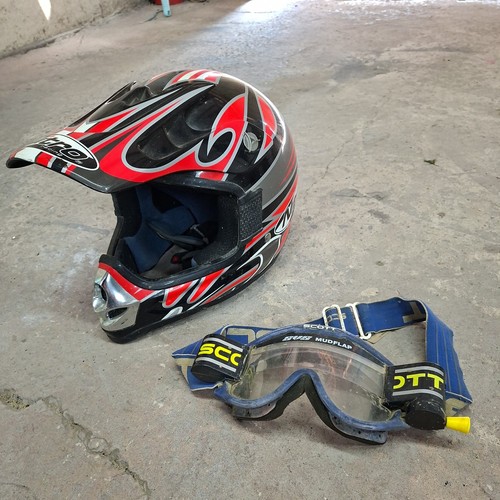Open face junior crash helmet - face,
