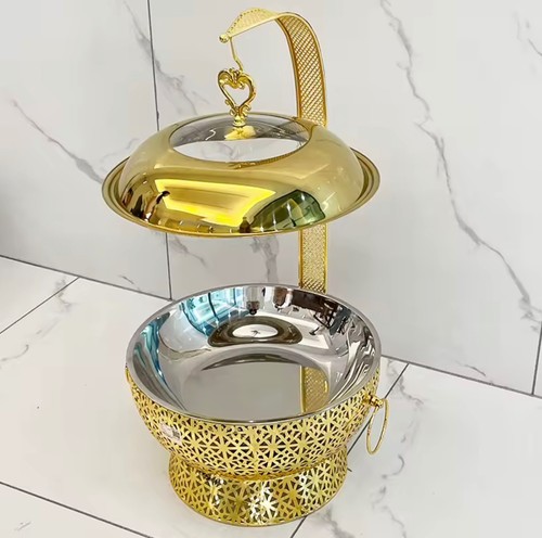 Luxury gold chafing dish - gold,