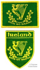 LOT of 2 IRELAND FLAG PATCH