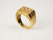 Signet ring men women - ring, crack