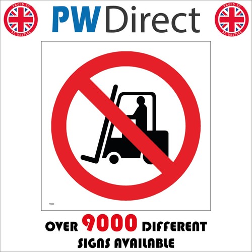 Sign fork lift trucks - lift,