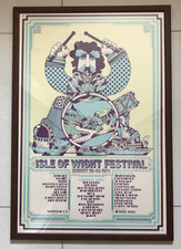ISLE OF WIGHT FESTIVAL - 1970 - ORIGINAL - FRAMED  - Dave Roe “Drummer Boy” MINT
