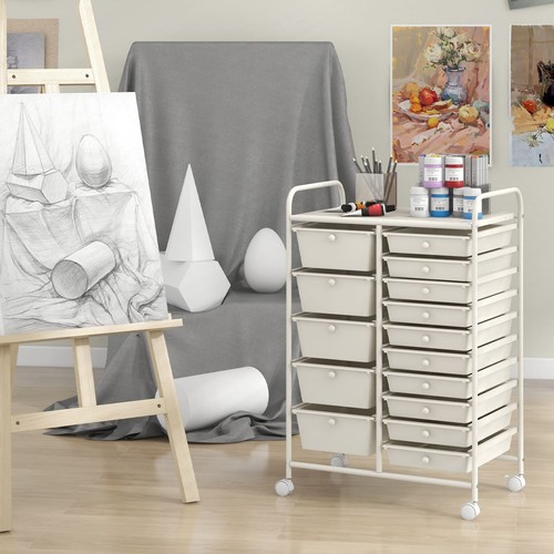 Drawer rolling storage cart - 15,