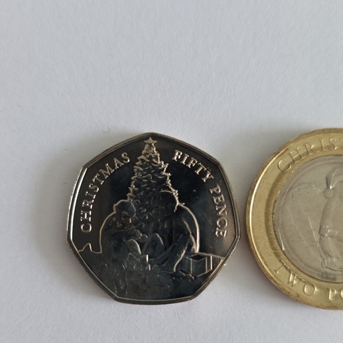 Gibraltar christmas 50p and - gibraltar,