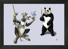 Donkey Xote and Sancho Panda