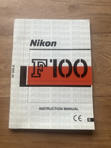 Nikon f100 instruction manual - instruction,