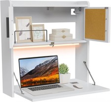 Wall Mounted Desk with LED