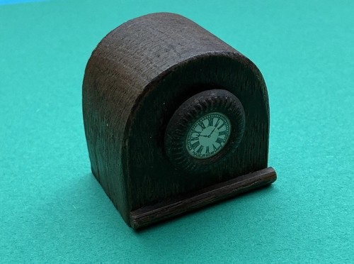Vintage dolls house clock - dolls,