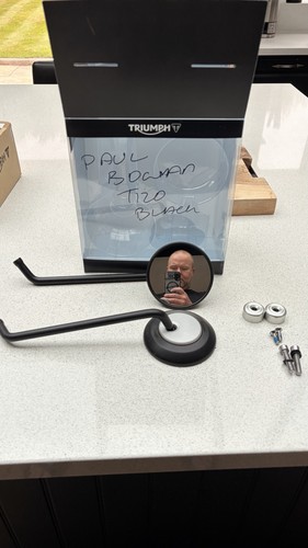 Triumph t120 black mirrors - black,