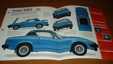 1975 TRIUMPH TR7 SPEC SHEET