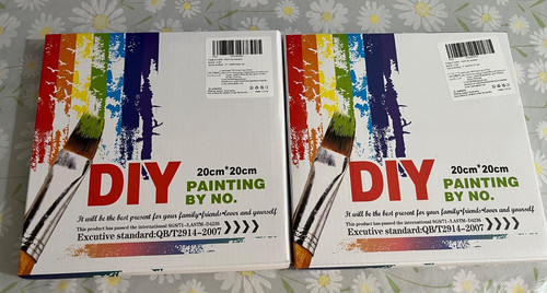 Adult paint numbers cacti - numbers,