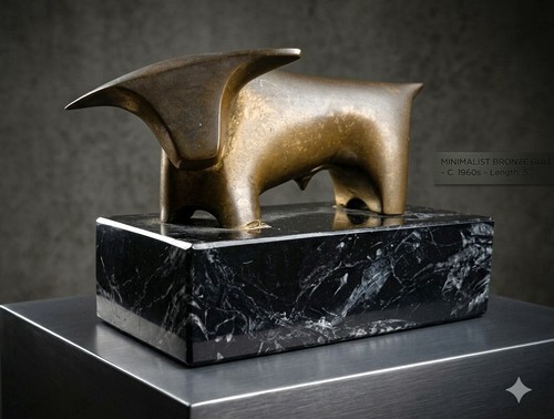 Vintage 1967 mcm solid bronze - vintage,