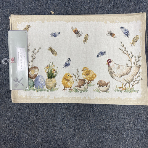 Set tapestry place mats - tapestry,
