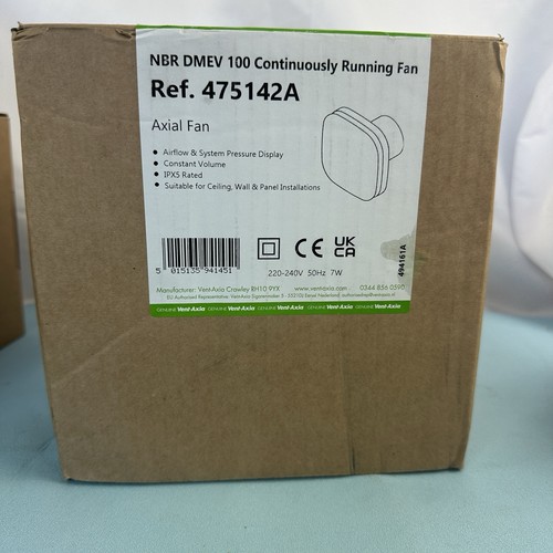 Vent axia carbon - lo-carbon, dmev