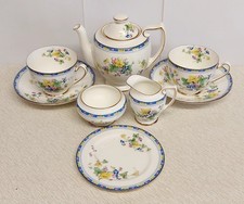 ROYAL DOULTON ART DECO LEONIE TEA FOR TWO TEA SET.