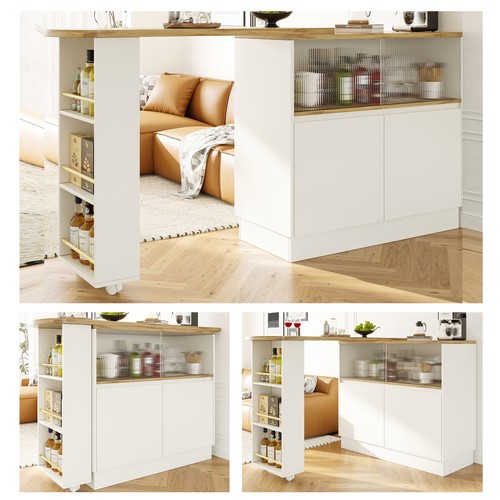 Extendable kitchen island - extendable,