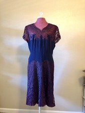 1 vintage dresses 1940/50s
