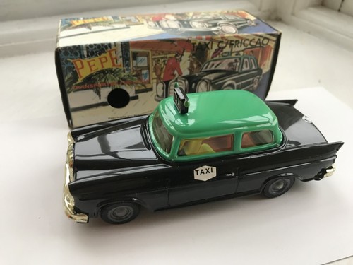 Vintage toy taxi portugese - toy,
