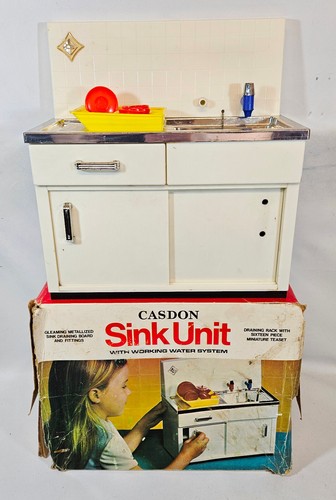 Vintage toy casdon sink - vintage,