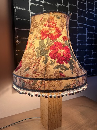 Vintage floral chintz bell - chintz,