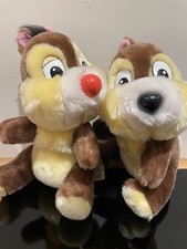 Disneyland Walt Disney World Chip n Dale Plush bundle excellent condition 