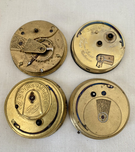 Antique fusee pocket watch - fusee,