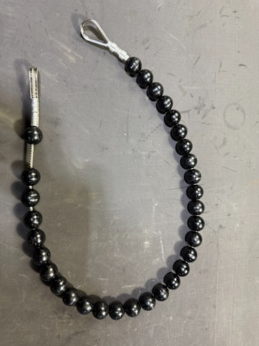 Flagpole beaded retainer - beaded,