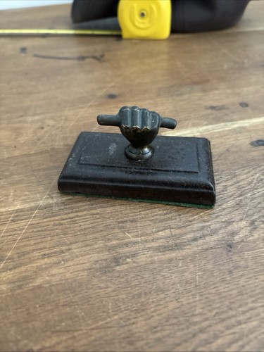 Antique cast iron paperweight - iron,