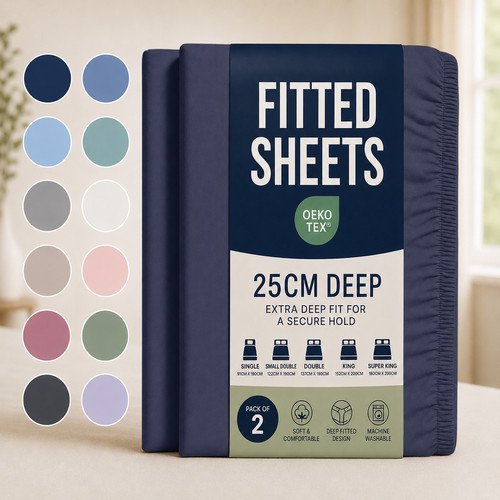 Pack fitted sheet 25cm - pack,