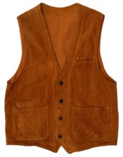 Vintage Mens Suede Waistcoat