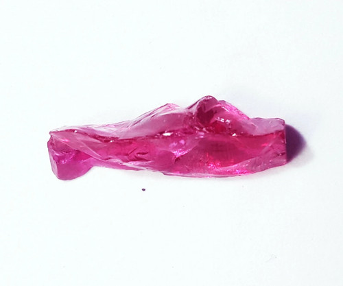 Natural red ruby - red,
