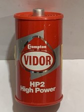 VINTAGE NOVELTY VIDOR BATTERY  SHAPE RADIO RARE AM-MW BAND