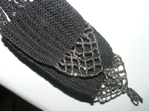 Vintage 1840s miser purse - vintage,