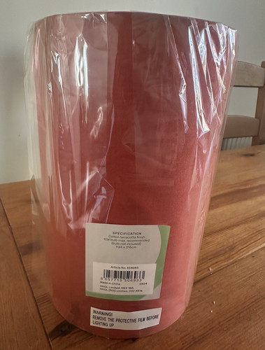 Terracotta cotton drum - terracotta,