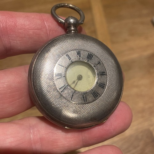 Solid silver half hunter - solid,