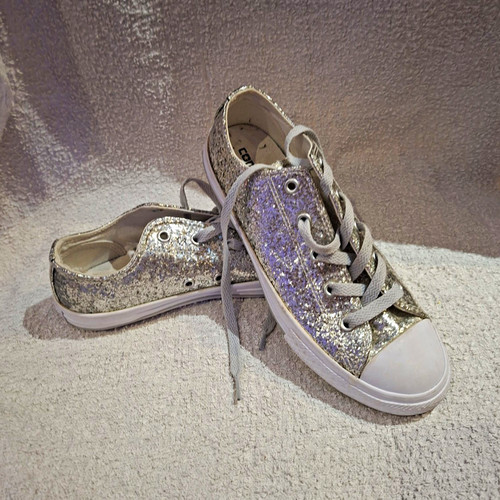 Converse silver glitter - converse,