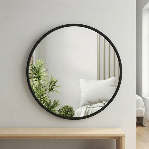 Contemporary 40cm round - round, mirror