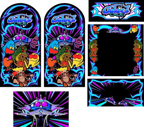 Multicade galaga arcade side - galaga,