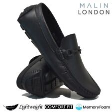 MENS MEMORY FOAM SLIP ON LOAFERS CASUAL DRIVING MOCCASIN BOAT DECK SHOES SIZE