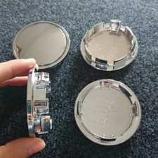 4Pcs 65mm Chrome ABS Plastic