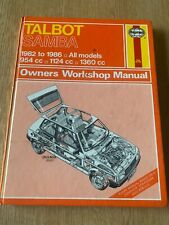 Talbot Samba Haynes Workshop