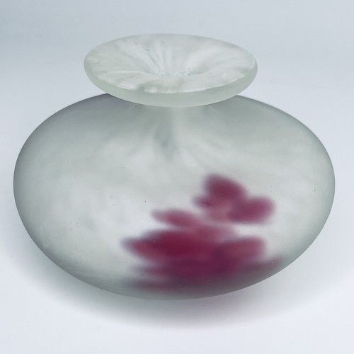 Mdina glass cut - ice, vase
