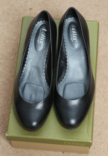 Hotter ladies shoes black - shoes,